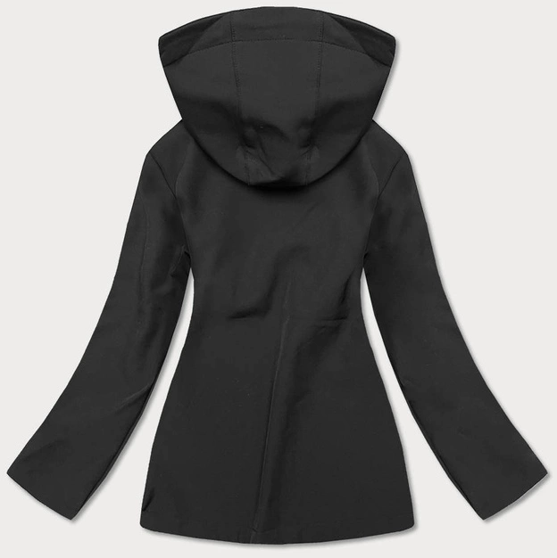 DAMSKA KURTKA NA POLARZE CZARNA (HD183-1)