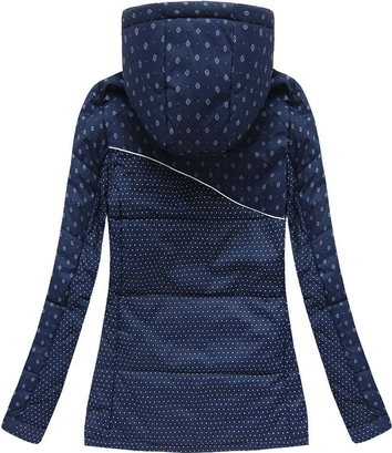 KURTKA ZIMOWA Z MEMBRANĄ GRANATOWA (W332)