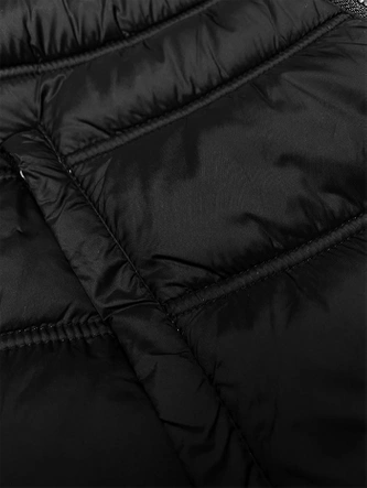 Przejściowa kurtka damska z kapturem J Style czarna (11Z8093)