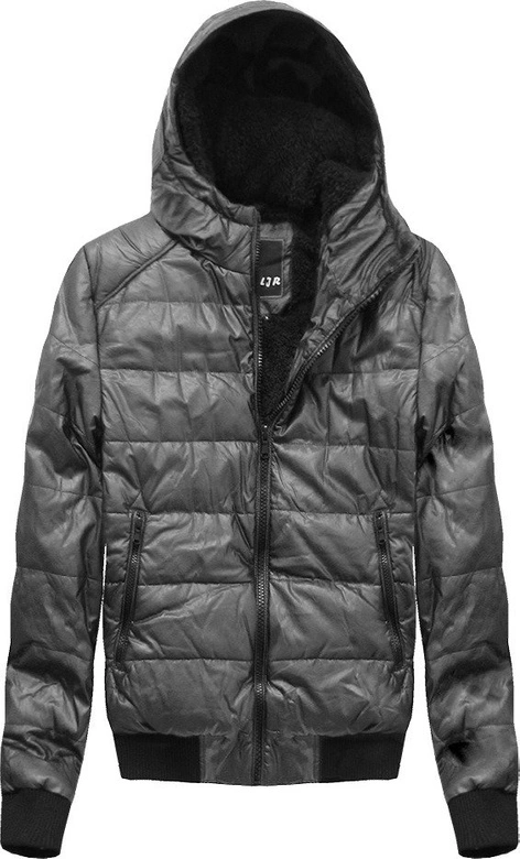 KURTKA ZIMOWA NA MISIU GRAFITOWA (51030)