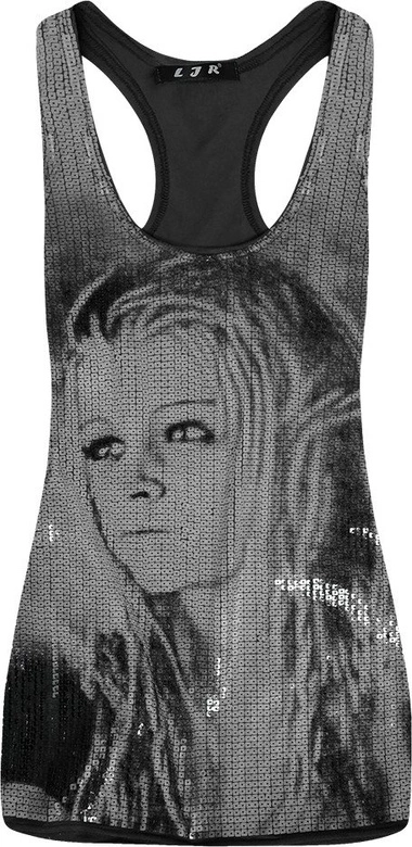 BAWEŁNIANA BOKSERKA W CEKINY CZARNA (1341)