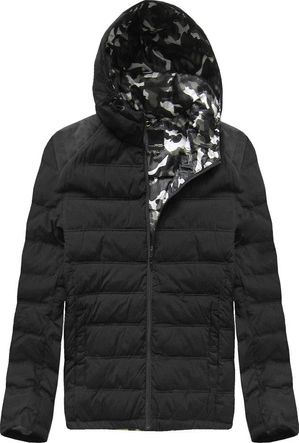 PIKOWANA KURTKA CZARNA (5082LJ)