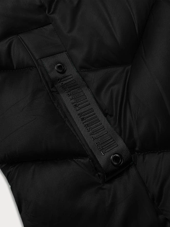 Zimowa pikowana kurtka damska S'west czarna (B8273-1)