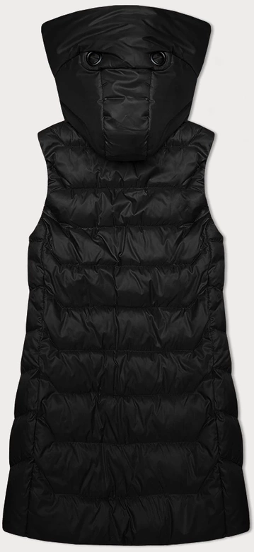 Bezrękawnik damski z odpinanym kapturem S'West czarny (B8231-1)