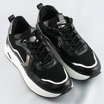 Sportowe buty damskie czarne (bs-06)