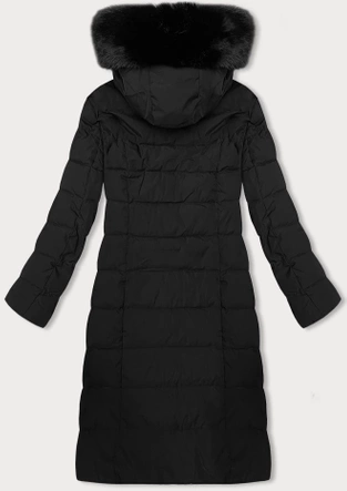 Zimowa kurtka damska z odpinanym kapturem J Style czarna (16M9128-392)