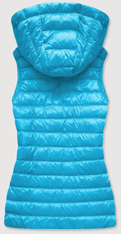 Pikowana kamizelka damska jasno niebieska (23039-240)