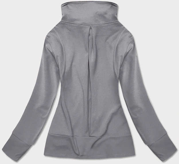 Damska bluza ze stójką szara (hd150-03)