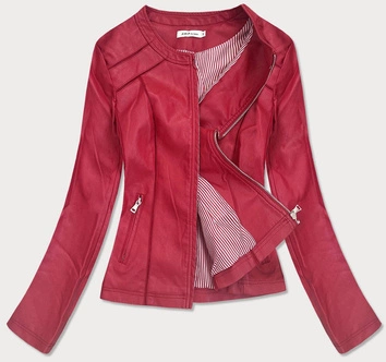 MINIMALISTYCZNA RAMONESKA Z EKOSKÓRY CZERWONA (TD102)