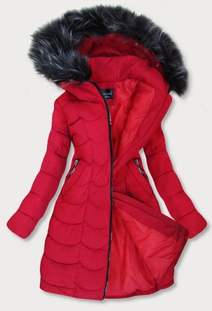 PIKOWANA KURTKA Z KAPTUREM CZERWONA (1906)