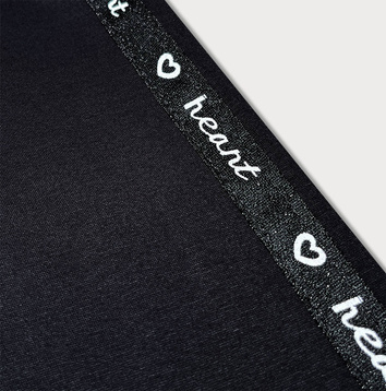SPORTOWE LEGGINSY CZARNE (TS215-1)