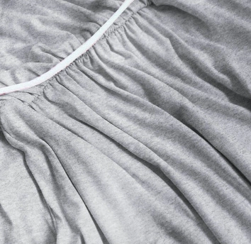 LUŹNA SUKIENKA MAXI W GUMKĘ SZARA (593ART)