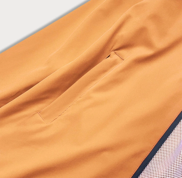 Letnia kurtka damska na podszewce kurkuma (hh036-10)