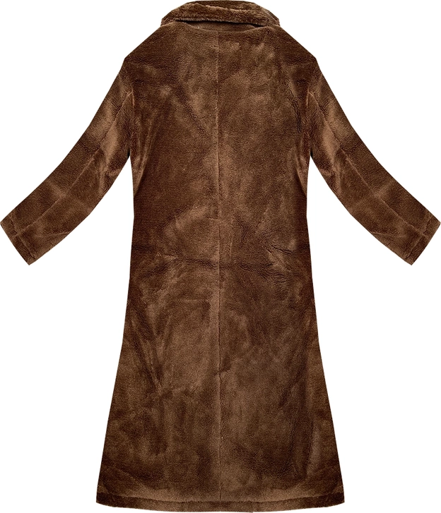 Płaszcz damski typu baranek J Style camel (11Z8157)