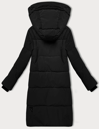 Pikowana kurtka zimowa damska LHD czarna (LHD-24572)
