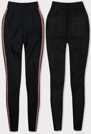 Legginsy z kieszeniami czarne (Q-73)
