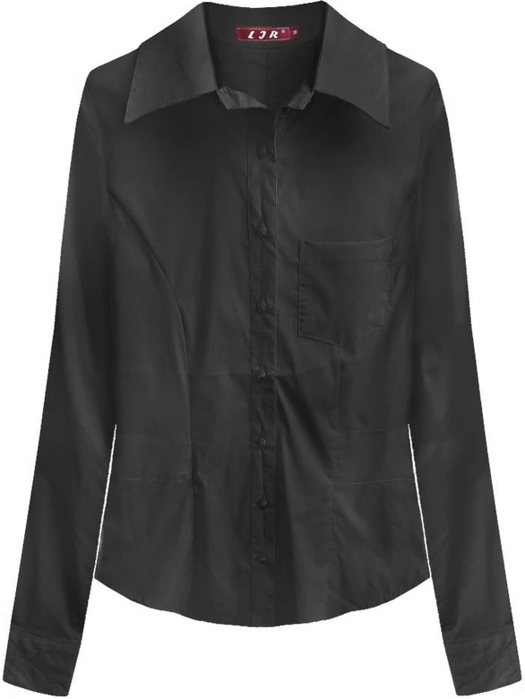 BAWEŁNIANA KOSZULA CZARNA (1016)