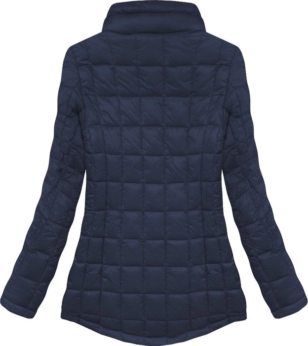 Dwustronna kurtka przejściowa zielono-granatowa (7699)