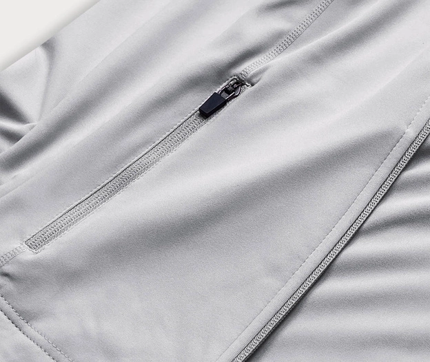 Dopasowana bluza damska szara (hd154-03)