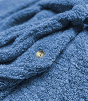 Damska kurtka baranek niebieska (gsq2229)