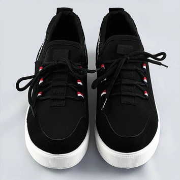 Wsuwane tenisówki damskie czarne (c1039)