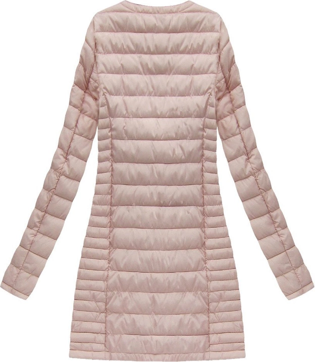 DŁUGA PIKOWANA KURTKA ŁOSOSIOWA (21810)