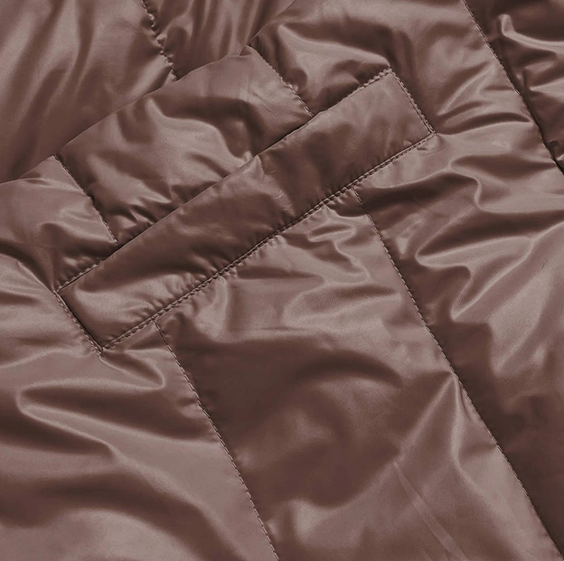 Kurtka zimowa damska brązowa (TY041-7)