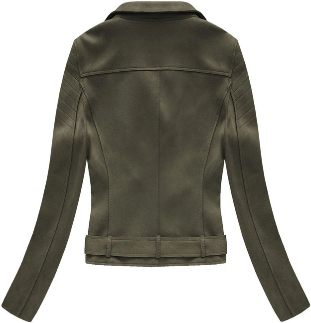 ZAMSZOWA RAMONESKA Z KLAMRĄ KHAKI (6002)