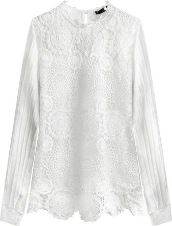 ELEGANCKA BLUZKA BIAŁA (16316)