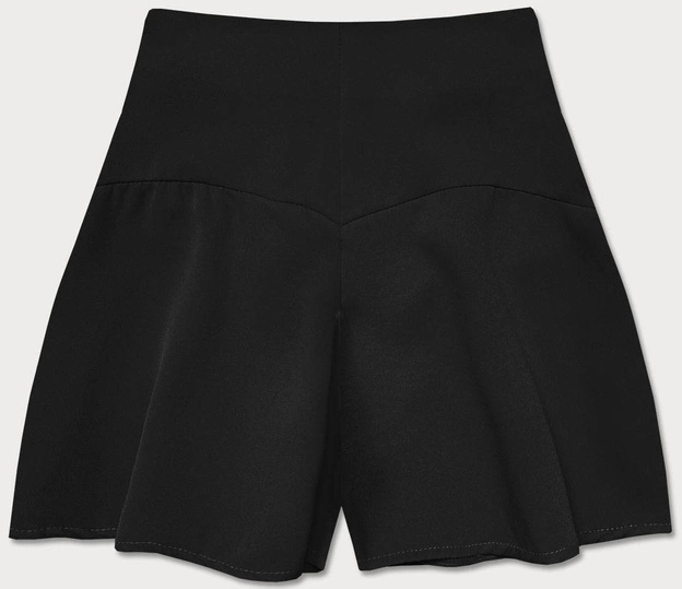 ELEGANCKIE SZORTY Z WYSOKIM STANEM CZARNE (10101)