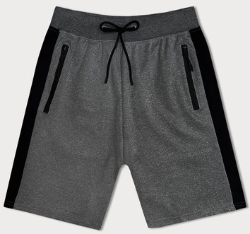 Sportowe spodenki męskie ciemnoszare (8K281-5)