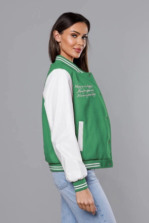 Kurtka damska bomber zielona (16M9067-236)