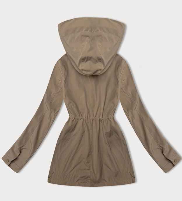 Cienka kurtka z ozdobną podszewką J Style beżowa (16M9252-62)