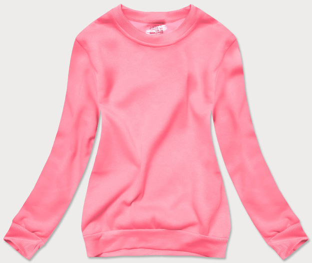 Bluza dresowa damska ze ściągaczami jasno-różowa (w01-20)