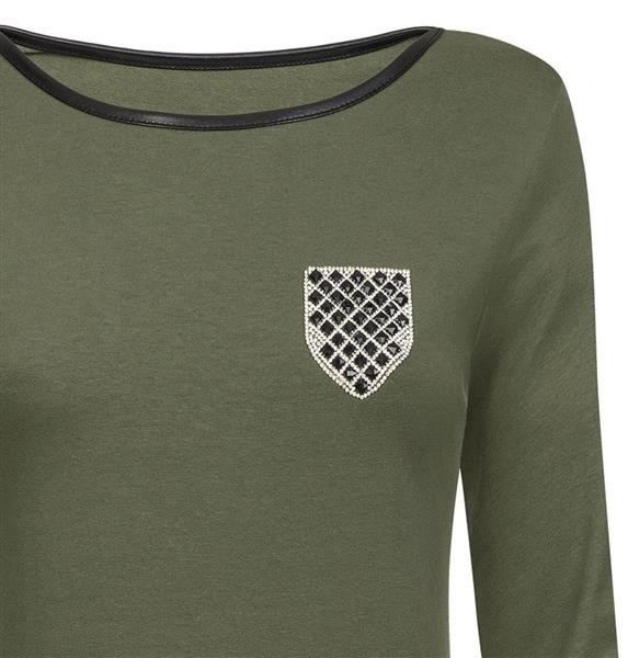 MINI SUKIENKA Z FALBANAMI KHAKI (0985)