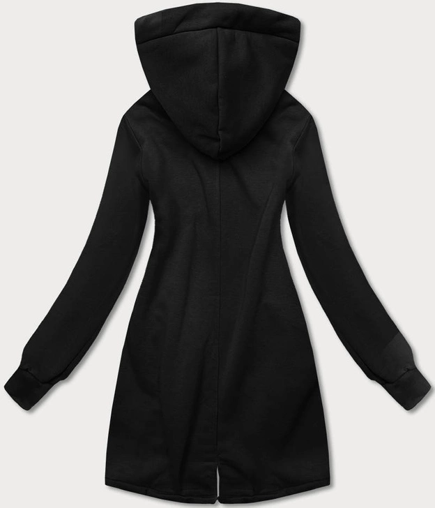 Taliowana bluza damska czarna (amg-817a)