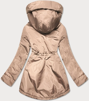 Damska kurtka przejściowa beż-biały (b8037-46026)