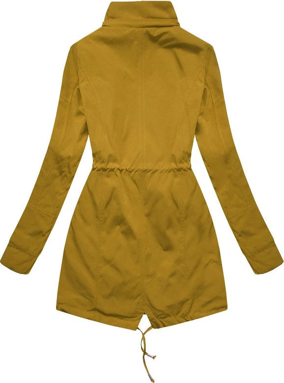 DWUSTRONNA PARKA Z KAPTUREM ŻÓŁTO-GRANATOWA (W303)