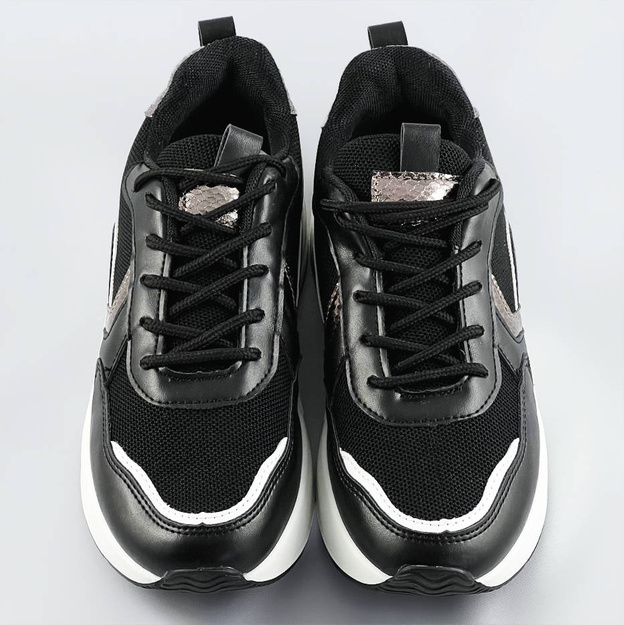 Sportowe buty damskie czarne (bs-06)