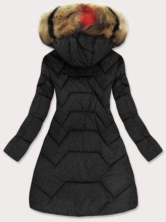 PIKOWANA KURTKA DAMSKA CZARNA (2013-2BIG)