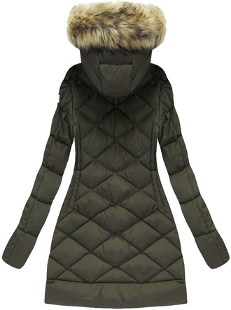 KURTKA ZIMOWA Z KAPTUREM KHAKI (M-08)