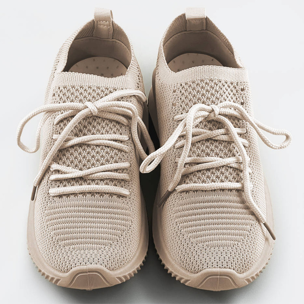 LEKKIE BUTY SPORTOWE DAMSKIE BEŻOWE (XA052)
