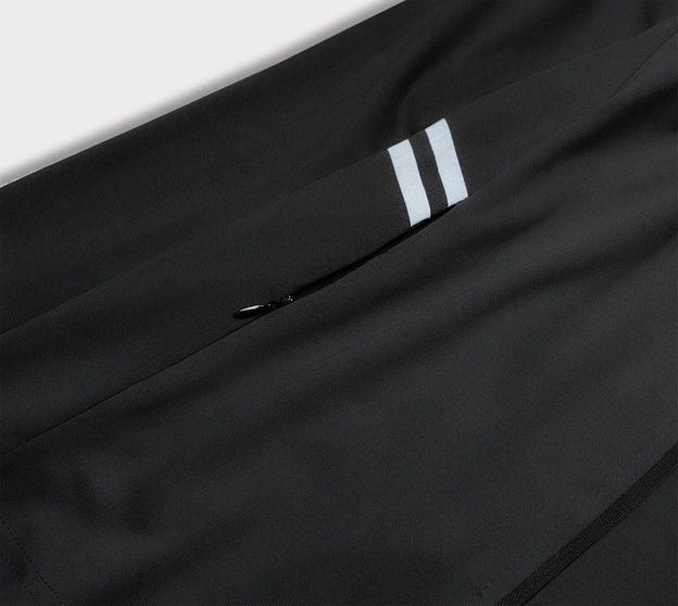 DAMSKA BLUZA ZE STÓJKĄ CZARNA (20319)