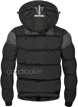 KURTKA ZIMOWA GO START CZARNO-ZIELONA (7503)