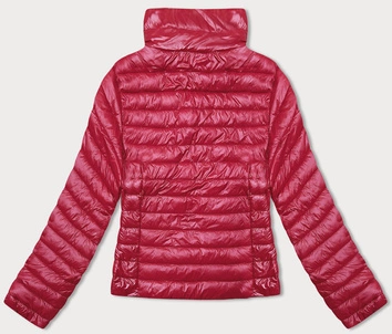 Pikowana kurtka damska ze stójką czerwona (16M9108-270)