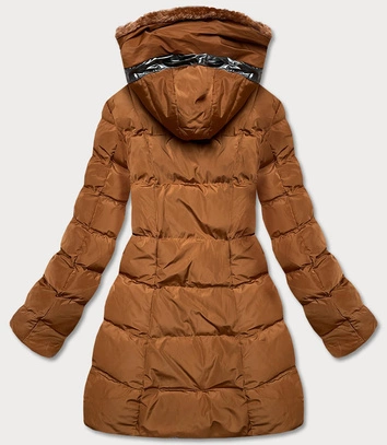 WODOODPORNA ZIMOWA KURTKA DAMSKA KARMELOWA (M-231)