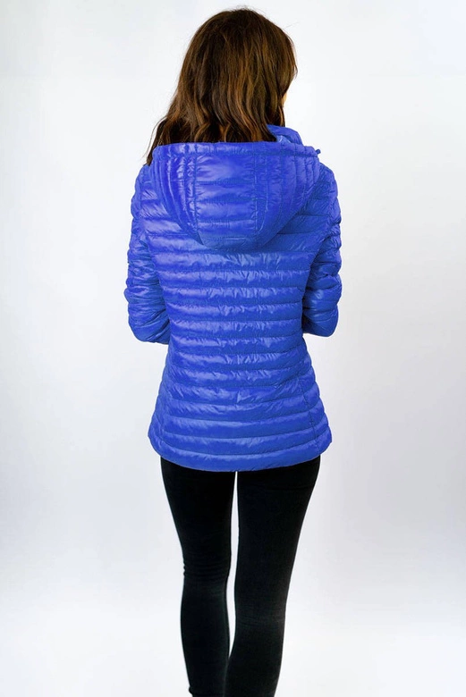 DAMSKA KURTKA DWUSTRONNA NIEBIESKA (7174)