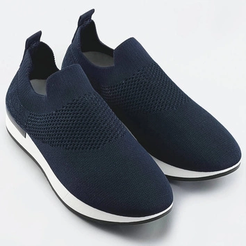 WSUWANE BUTY SPORTOWE DAMSKIE GRANATOWE (XA157)