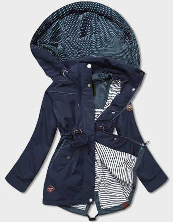Damska parka granatowa (can-561)