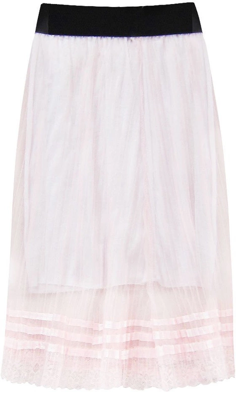 ZWIEWNA PLISOWANA SPÓDNICA RÓŻOWA (97ART)